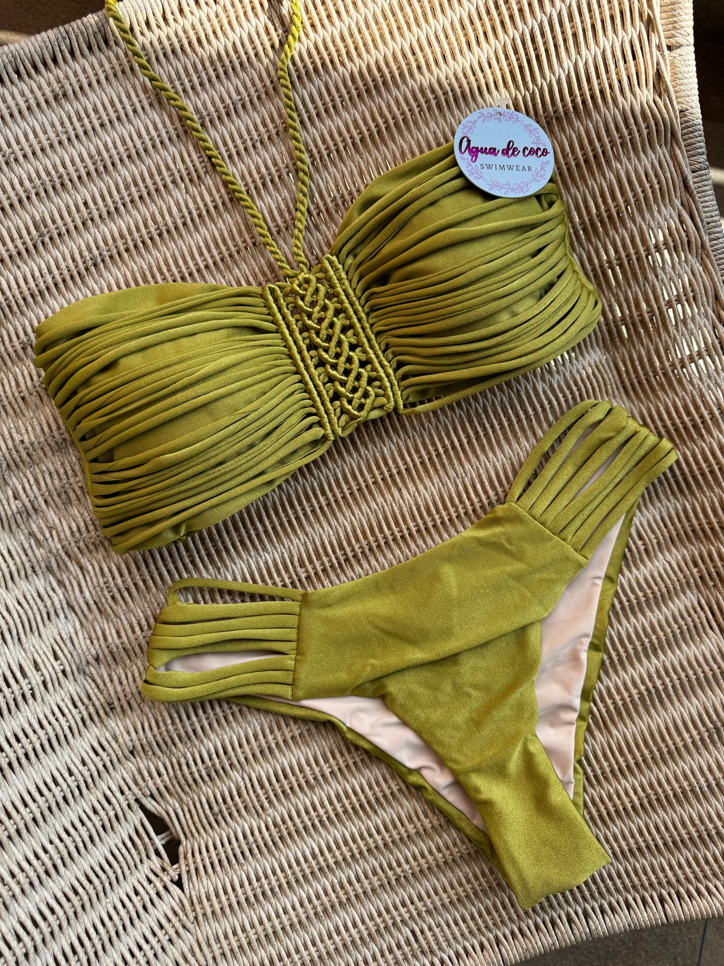 Bikini Strapless Macramé ✨