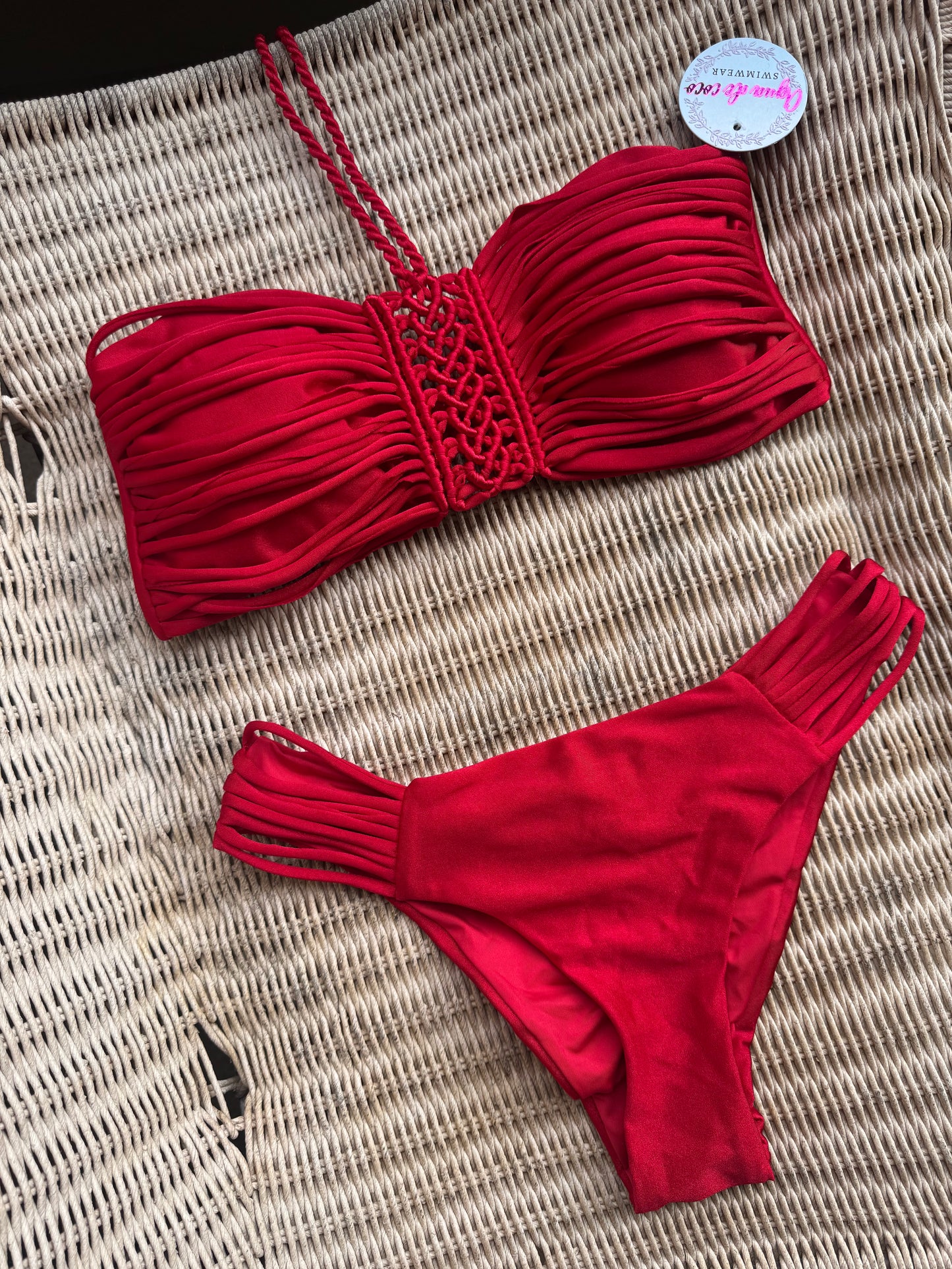 Bikini Strapless Macramé ✨