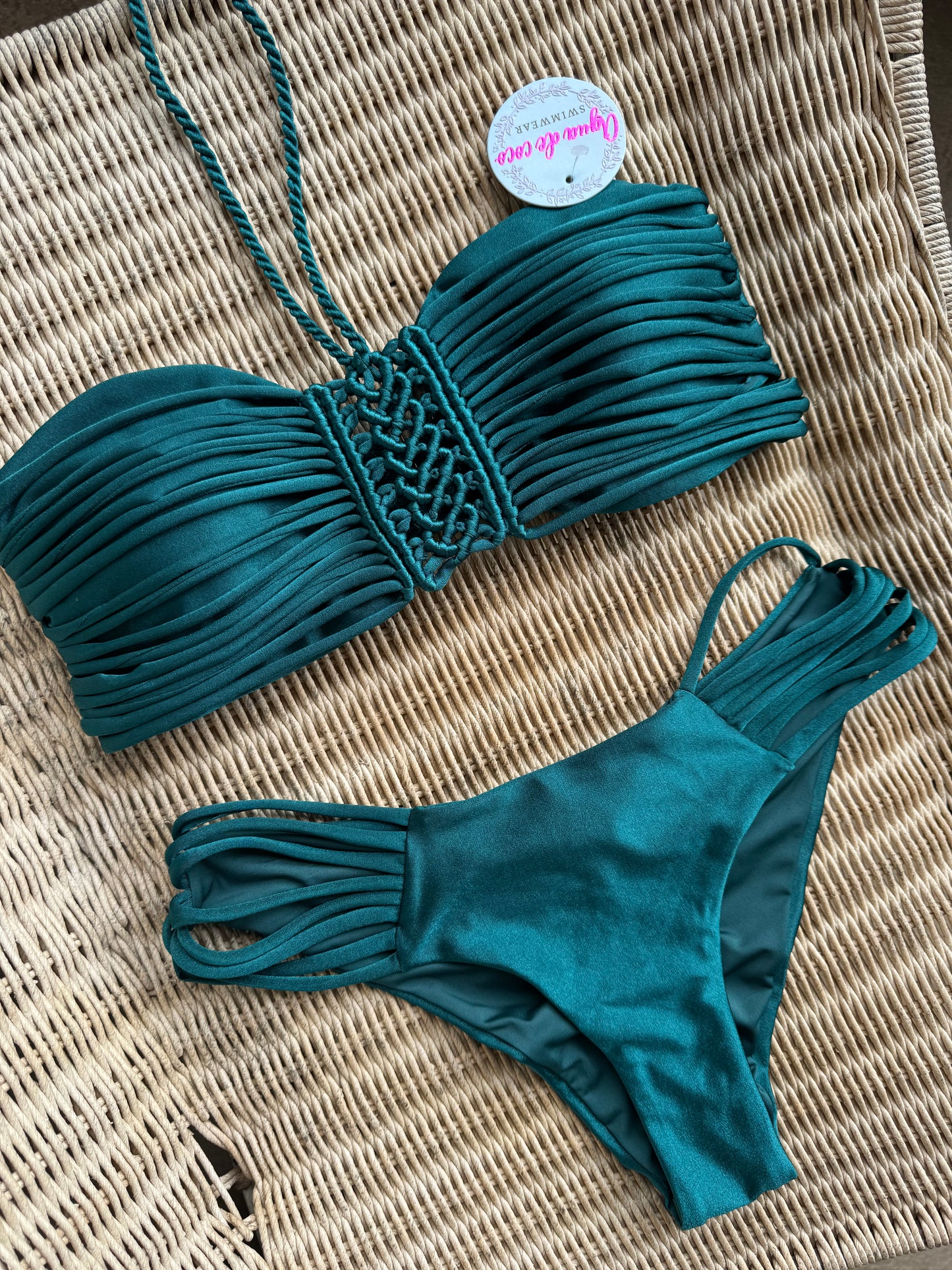 Bikini Strapless Macramé ✨