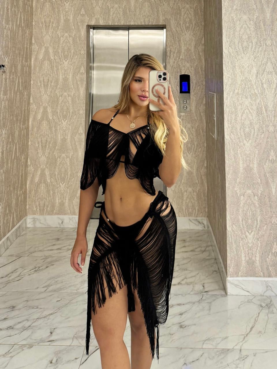 Set 2 piezas en hilos ⚡️👙