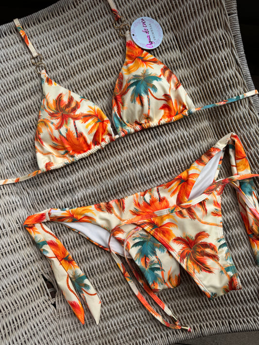 Bikini Set 3 piezas Agua👙