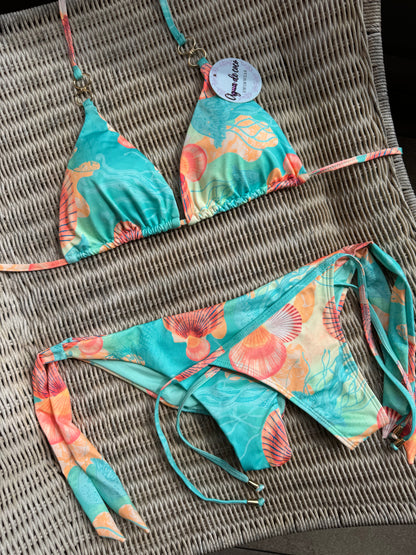 Bikini Set 3 piezas Agua👙