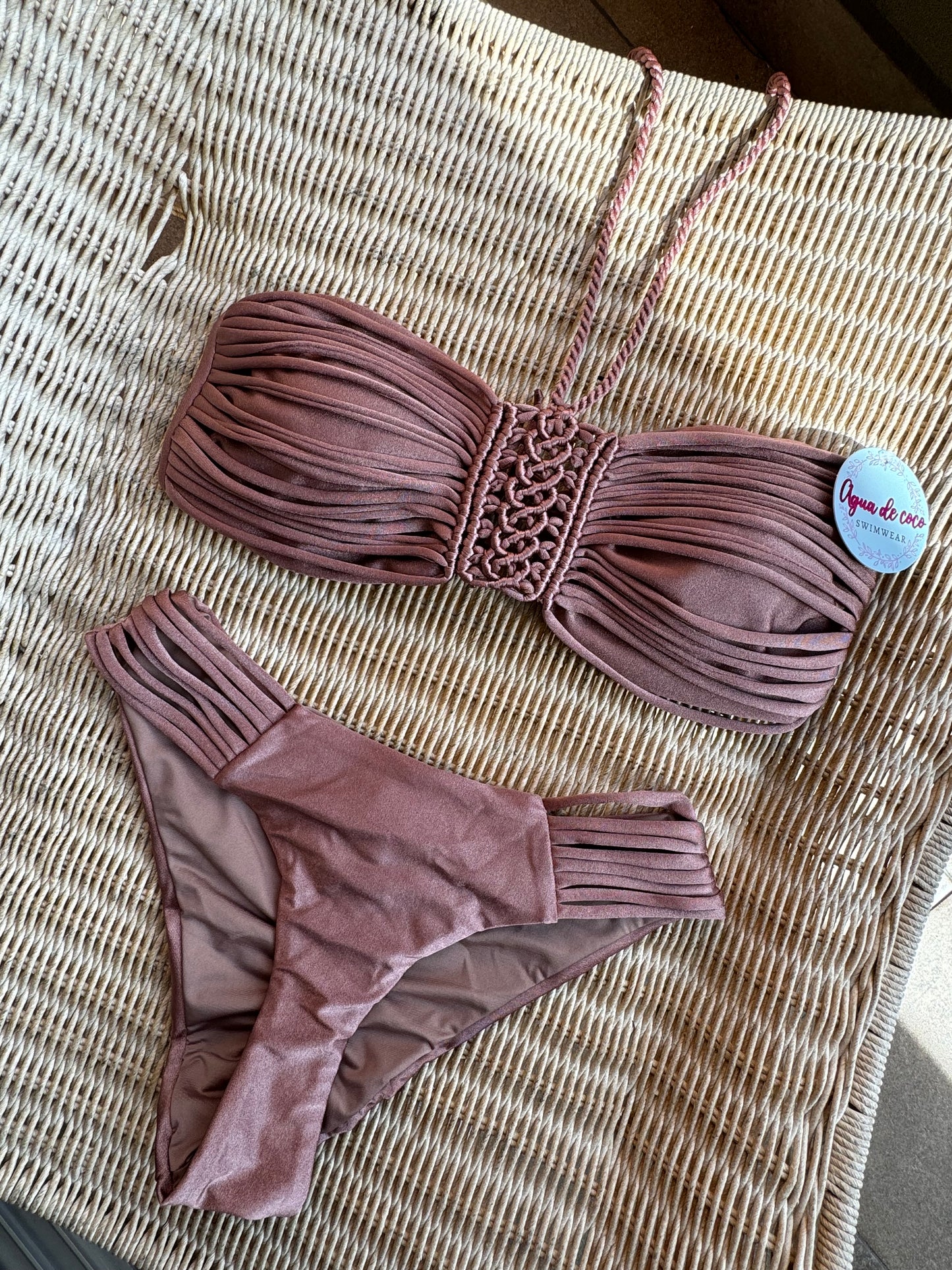 Bikini Strapless Macramé ✨