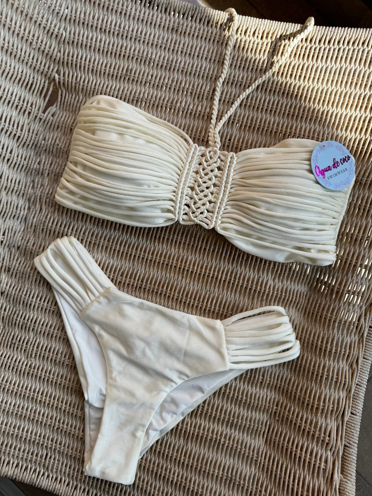 Bikini Strapless Macramé ✨