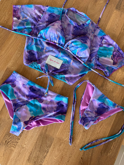 Set 4 piezas Marmolizado 🧜‍♀️