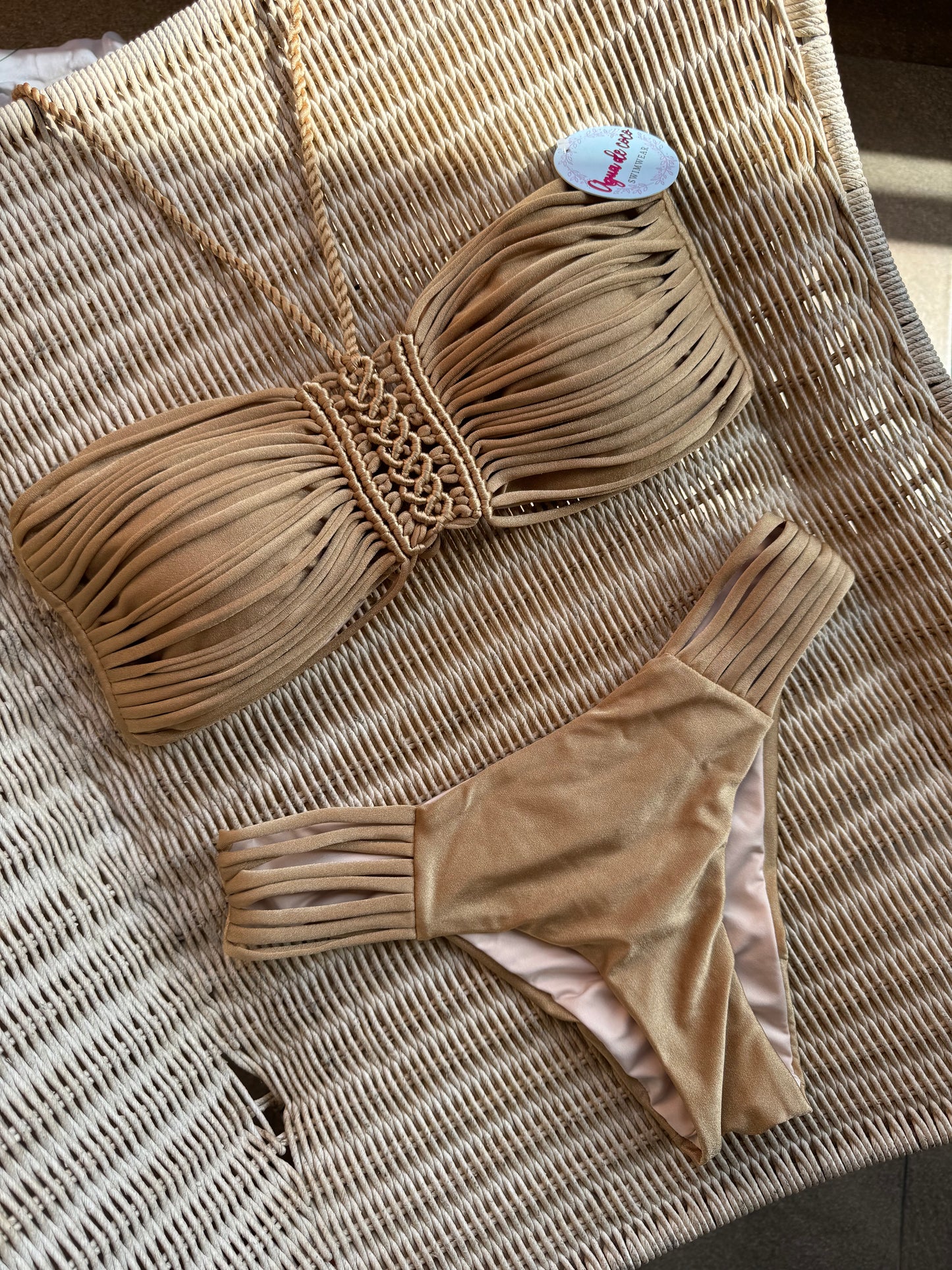 Bikini Strapless Macramé ✨