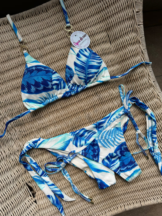 Bikini Set 3 piezas Estampado 👙
