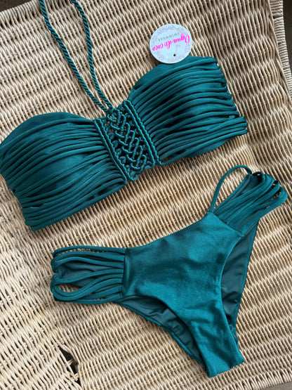 Bikini Strapless Macramé ✨