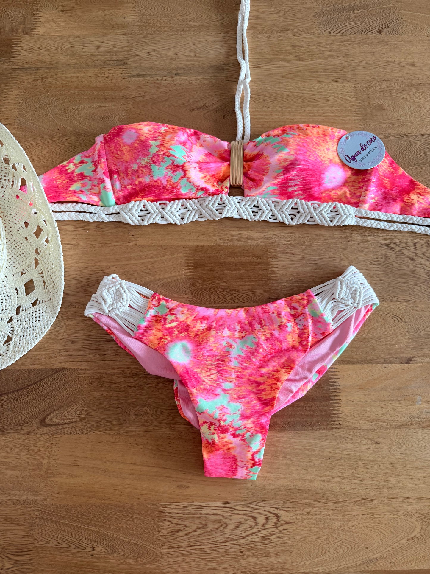 Bikini Strapless Estampado