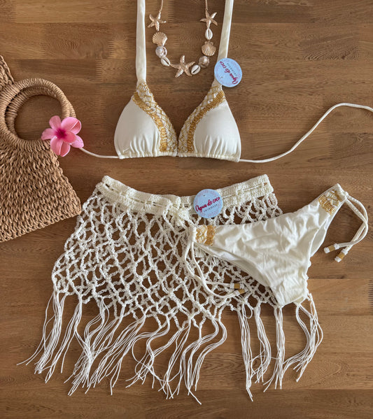 Pareo Corto tejido ✨🧜‍♀️