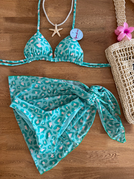Set 3 Piezas Animal Print 👙
