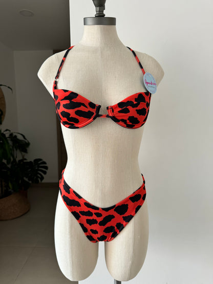 Sale Bikini Varilla animal print